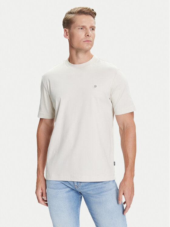 

Футболка regular fit C-Taut 01 50520298 Boss, бежевый