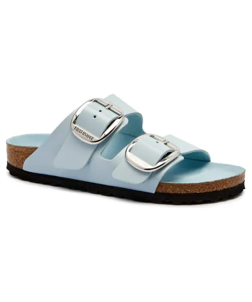 Тапочки из кожи Аризона bb lena Narrow fit Birkenstock, синий