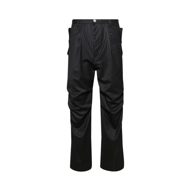 

Брюки BLUEMARBLE Parachute Pants Black/Grey Pinstripes, черный