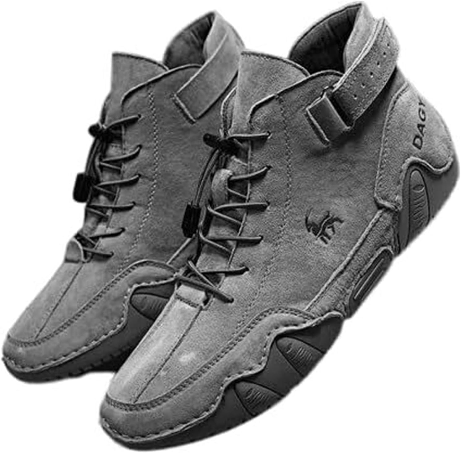 

Водонепроницаемые легкие ботинки Чукка на высокой подошве для походов, кемпинга и вождения - всесезонная обувь для активного отдыха Generic, серый