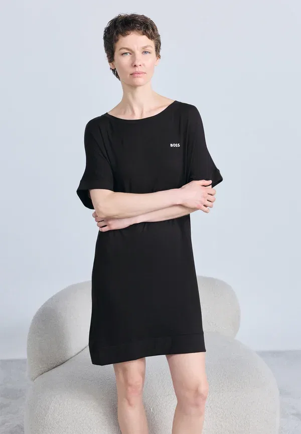Ночная сорочка Boss, модель Nightie nightie, черный