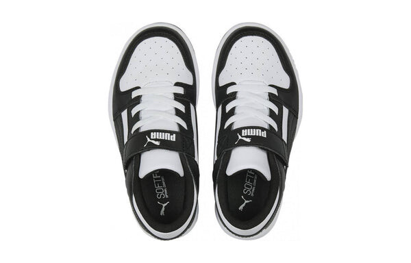 Кроссовки rebound lay-up lo v 'white black' Puma, черный — фото 4
