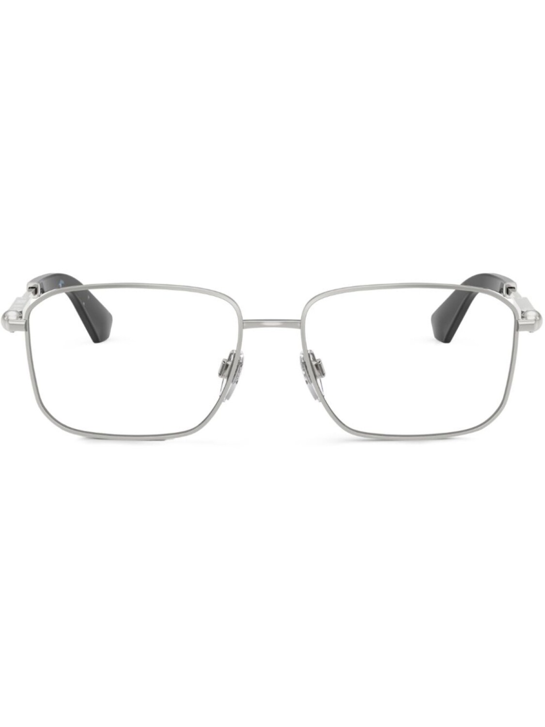 

Очки в прямоугольной оправе Burberry Eyewear, серебряный