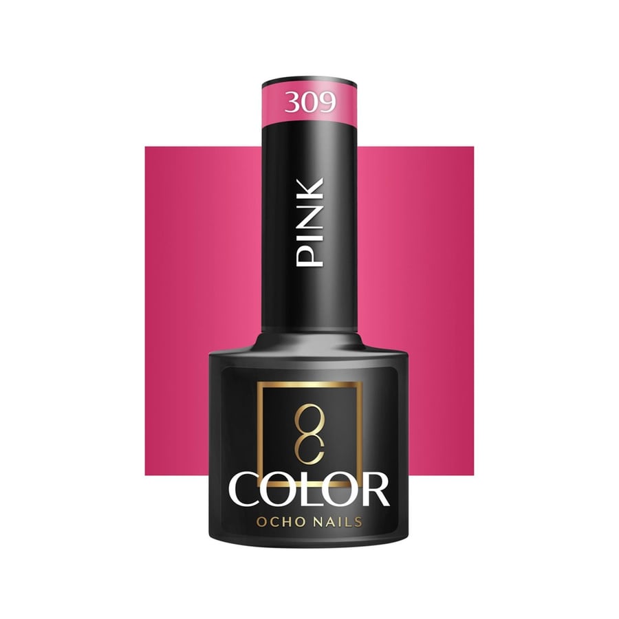 

OCHO NAILS Гибридный лак для ногтей розовый 309 -5 г Active Shop