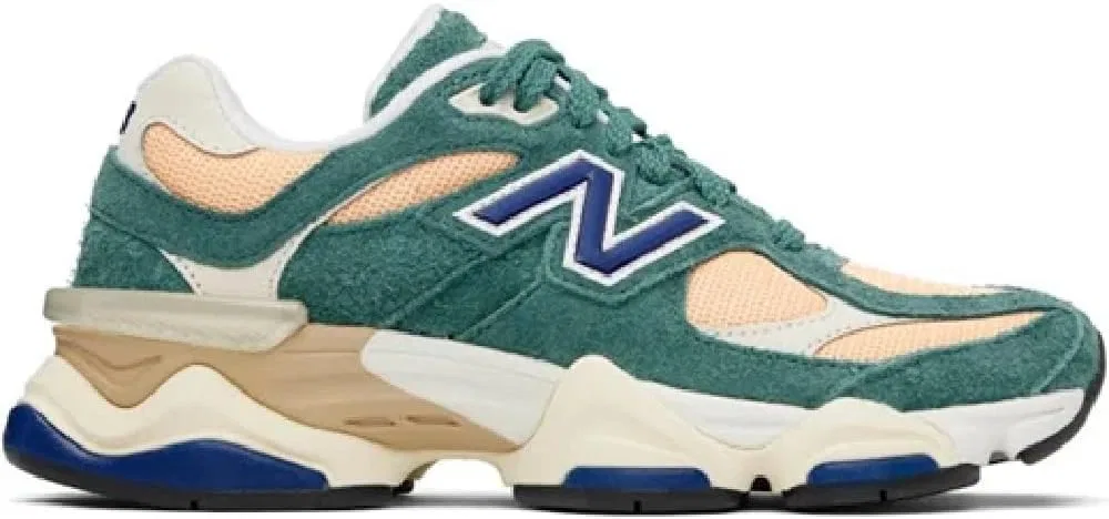 Кроссовки мужские New Balance 9060, цвет New Spruce/Peach Blossom/Team Royal — фото 3