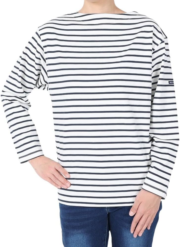 

Футболка с длинным рукавом и кроем HELLY HANSEN (Helly Hansen) HH Marine Border Tee, унисекс, модель HH32416, кремовый/темно-синий