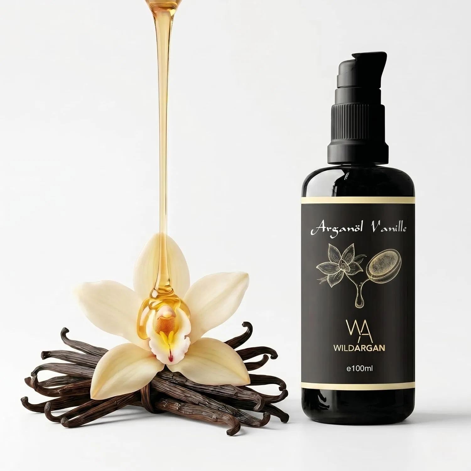 Аргановое масло с ароматом ванили Wild Argan, 100 мл Wild Argan