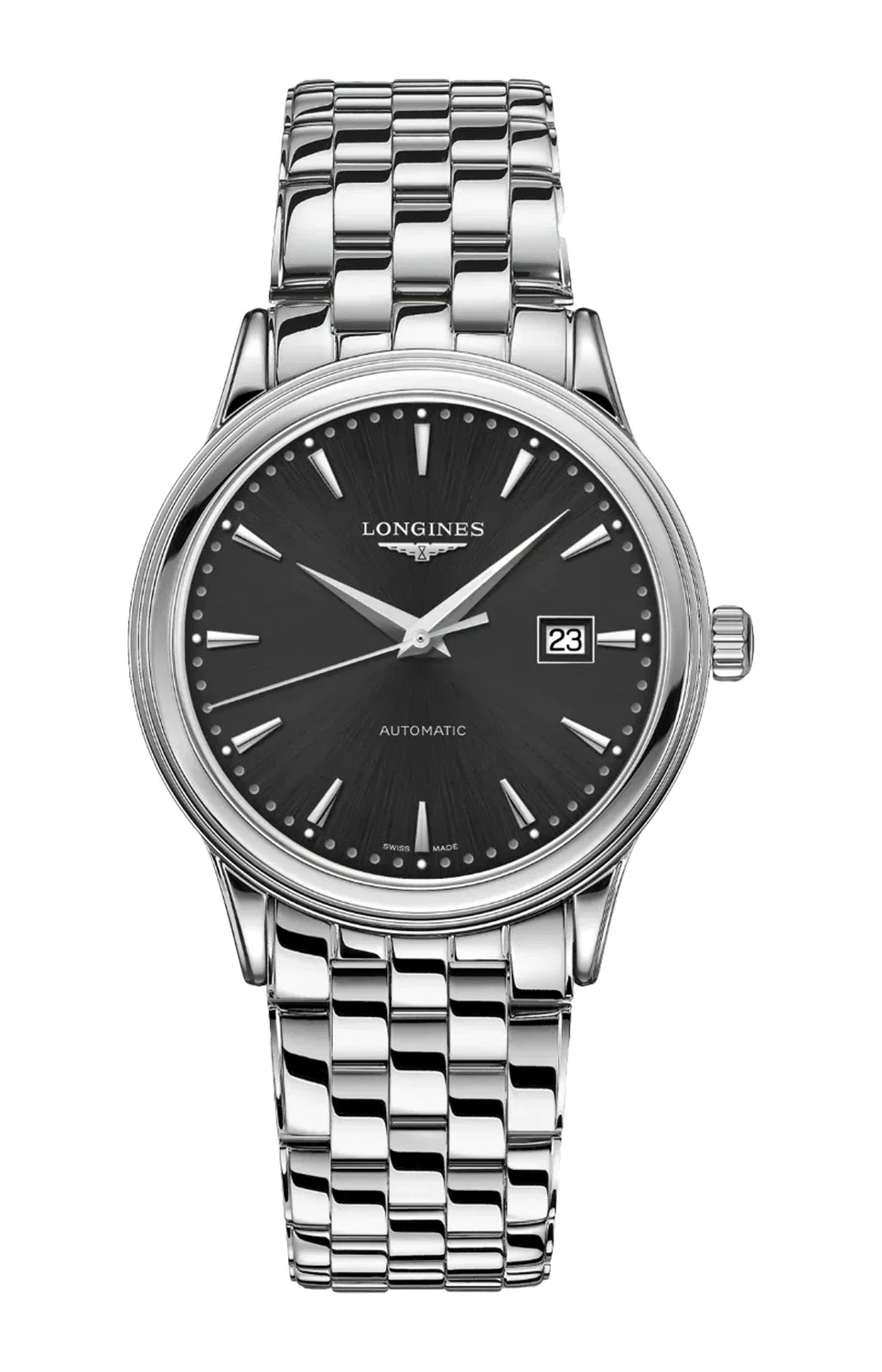 Флагман - L4.984.4.59.6 LONGINES, черный