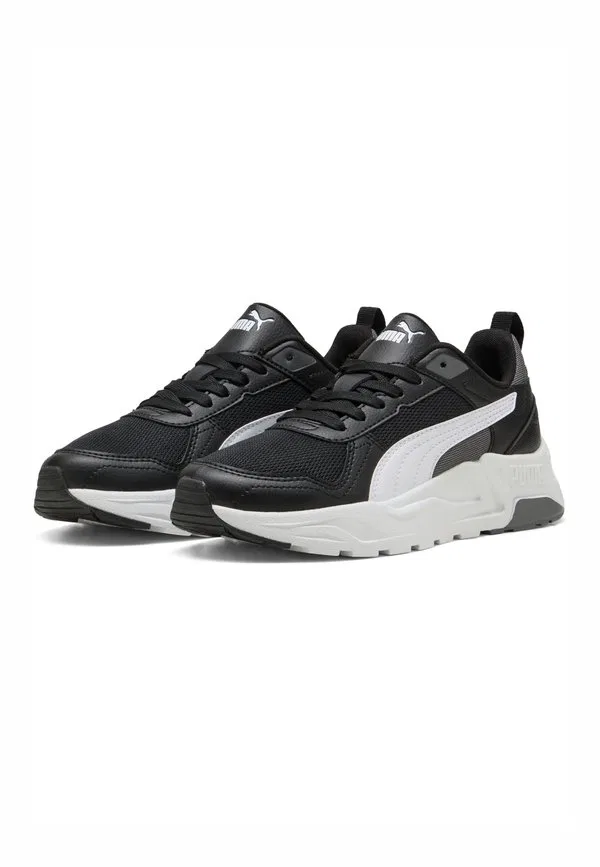 Кроссовки trinity 2 lt jr, черные, белые, темно-серые Puma, Black- White-Cool Dark Gray — фото 2
