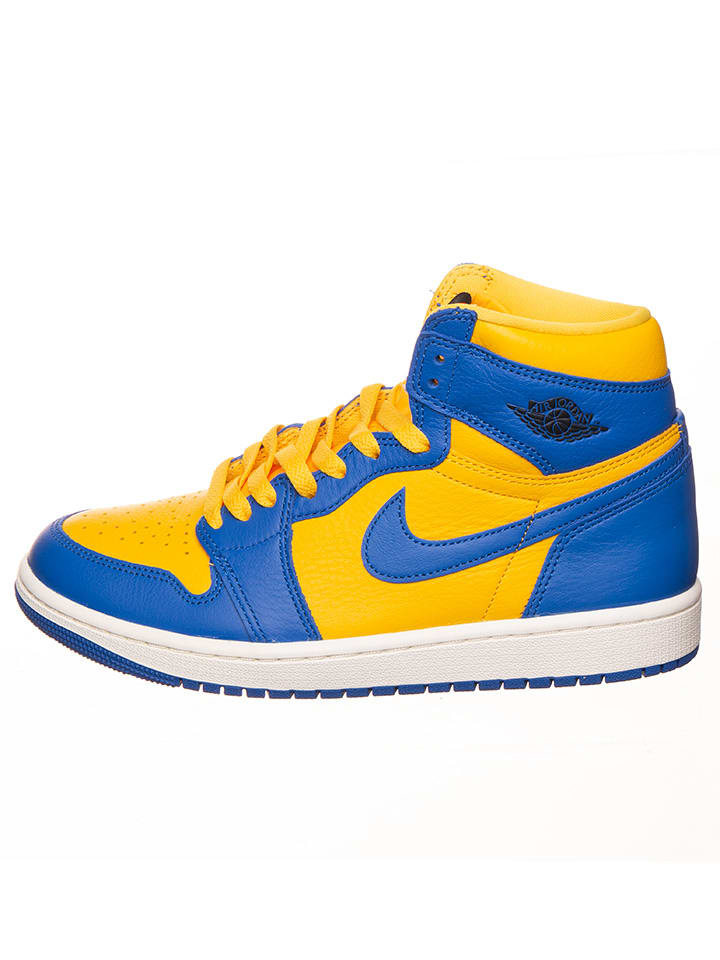 Высокие кроссовки Air Jordan, цвет gelb/blau