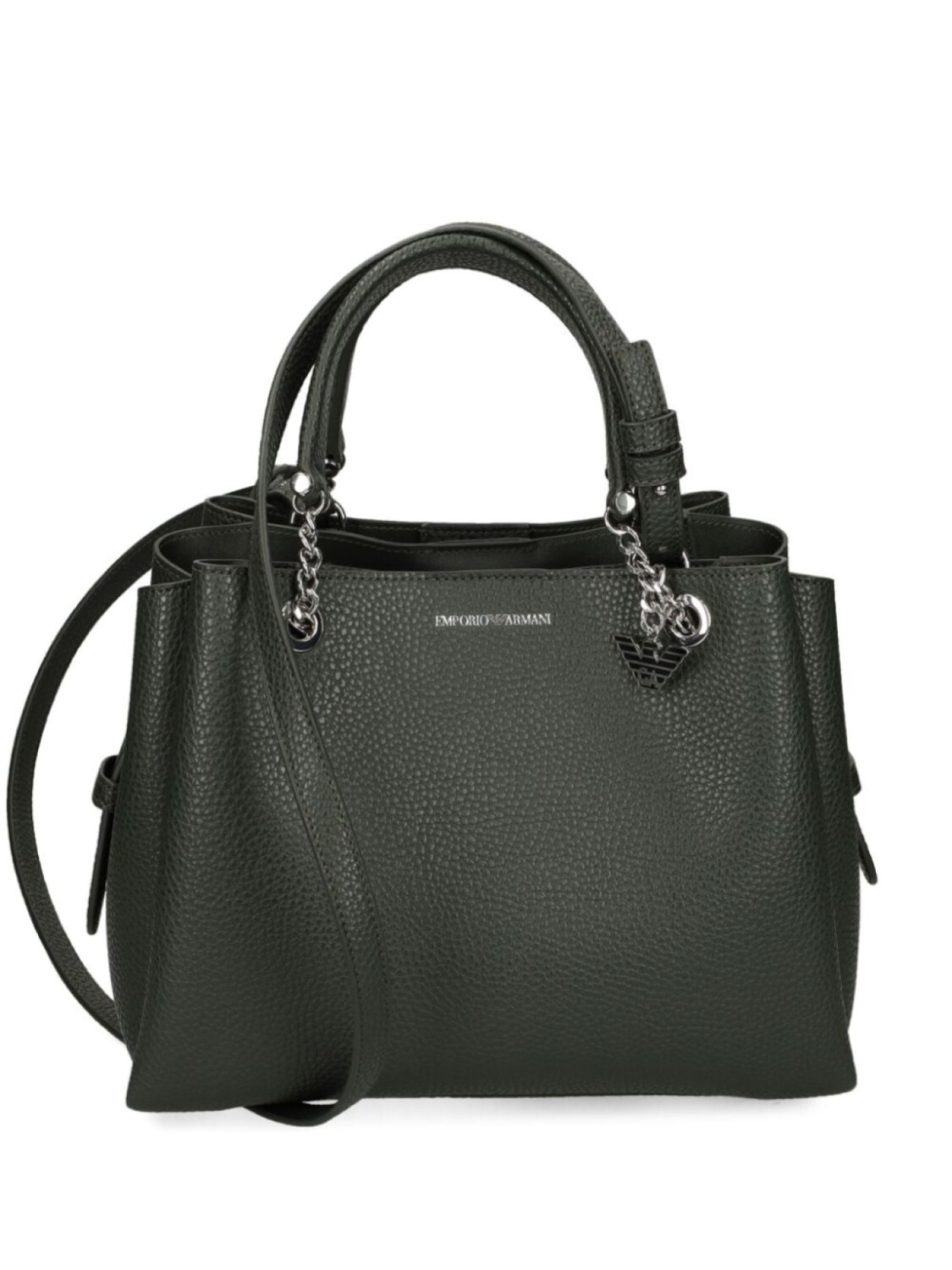 

Emporio Armani сумка-шоппер с эффектом шагрени, зеленый