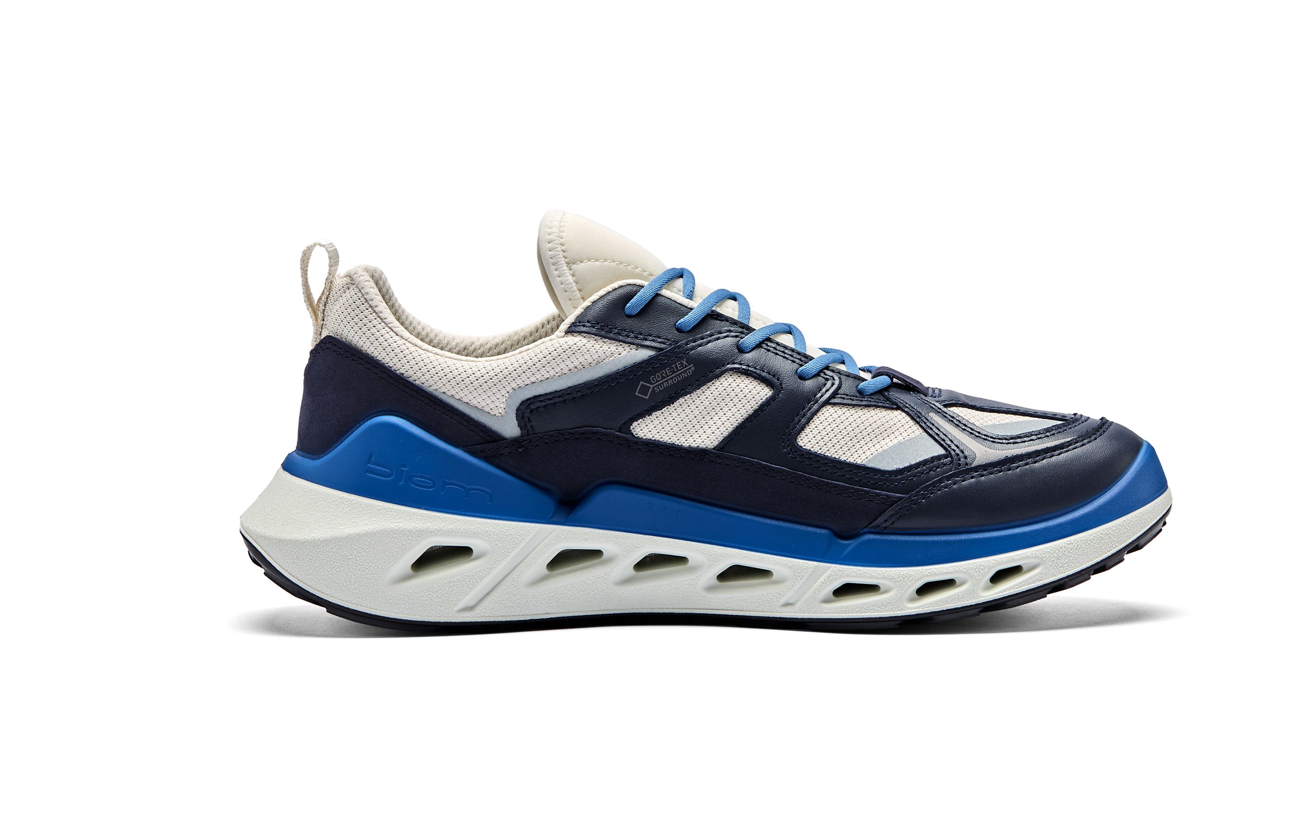 Ecco SS26 BIOM 720 Collection Кожаные повседневные туфли мужские Blue 850344 — фото 3
