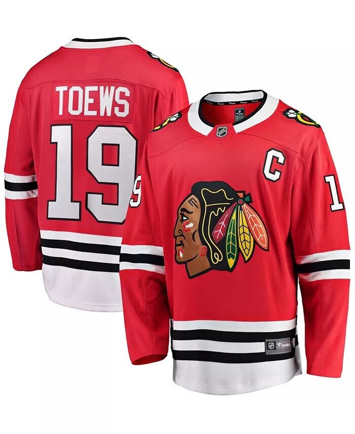 

Домашняя майка игрока Big Boys Джонатана Тэйвза Red Chicago Blackhawks Fanatics