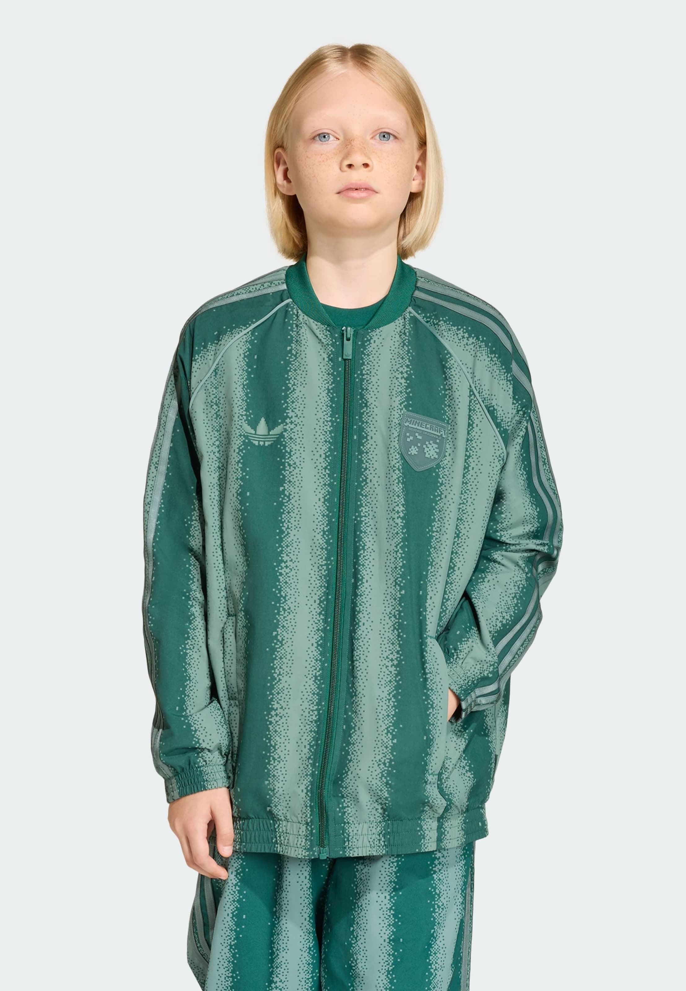 Adidas Originals Куртка для межсезонья в зеленом цвете, Mint — фото 3