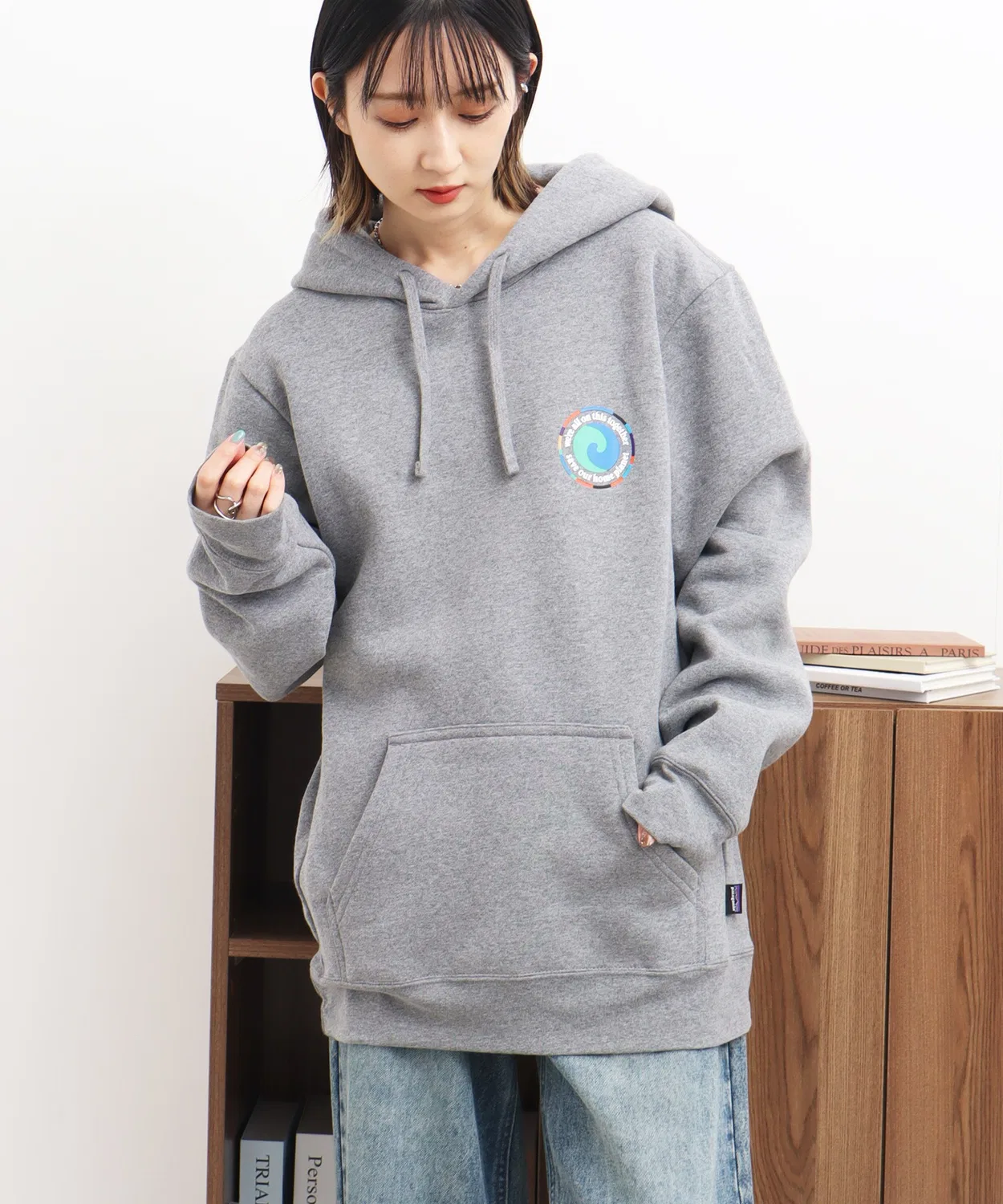 Толстовка с капюшоном Patagonia Unity Fitz Uprisal Hoody из переработанных материалов, красная — фото 2
