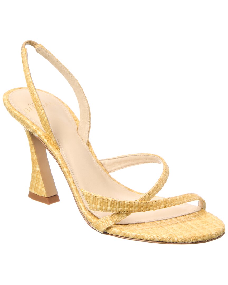 Александр Бирман Tita Bell 85 Рафия Сандалии на шлейке Alexandre Birman, коричневый