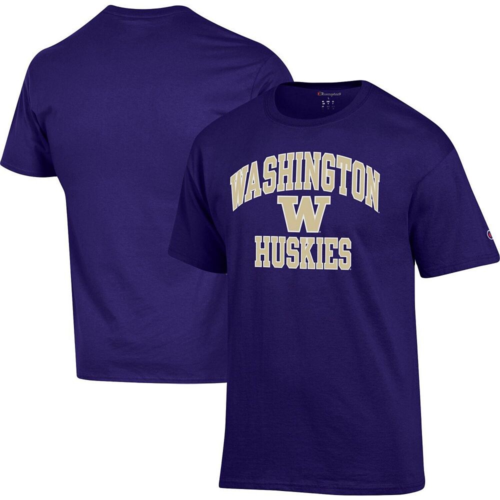 

Мужская фиолетовая футболка Champion Washington Huskies High Motor, цвет Wsh Purple