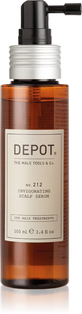 

200 процедур для волос № 212 бодрящая сыворотка для кожи головы сыворотка от выпадения волос Depot, 100 мл