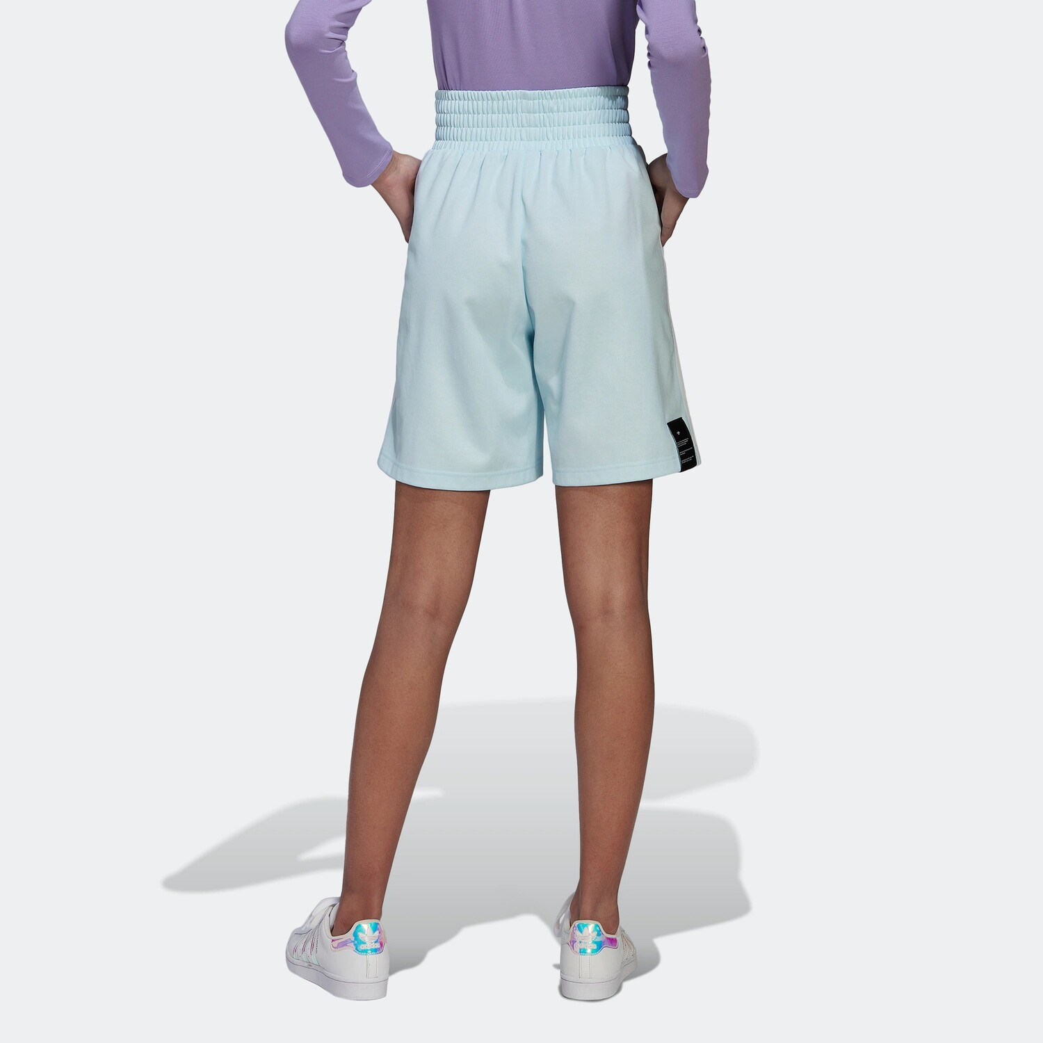Женские повседневные шорты Collective Sky Blue Adidas Originals — фото 3