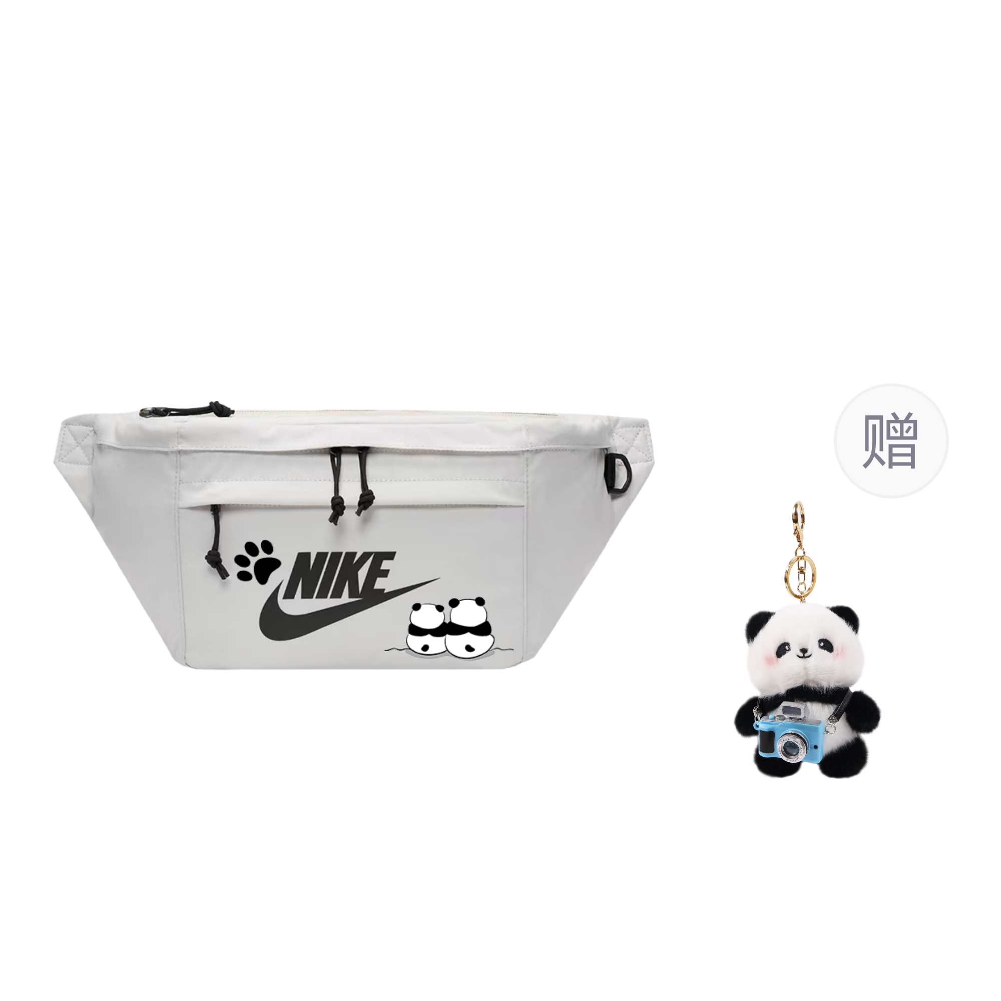 

Nike Тканевая сумка через плечо унисекс светлый бежевый, Empty Bear