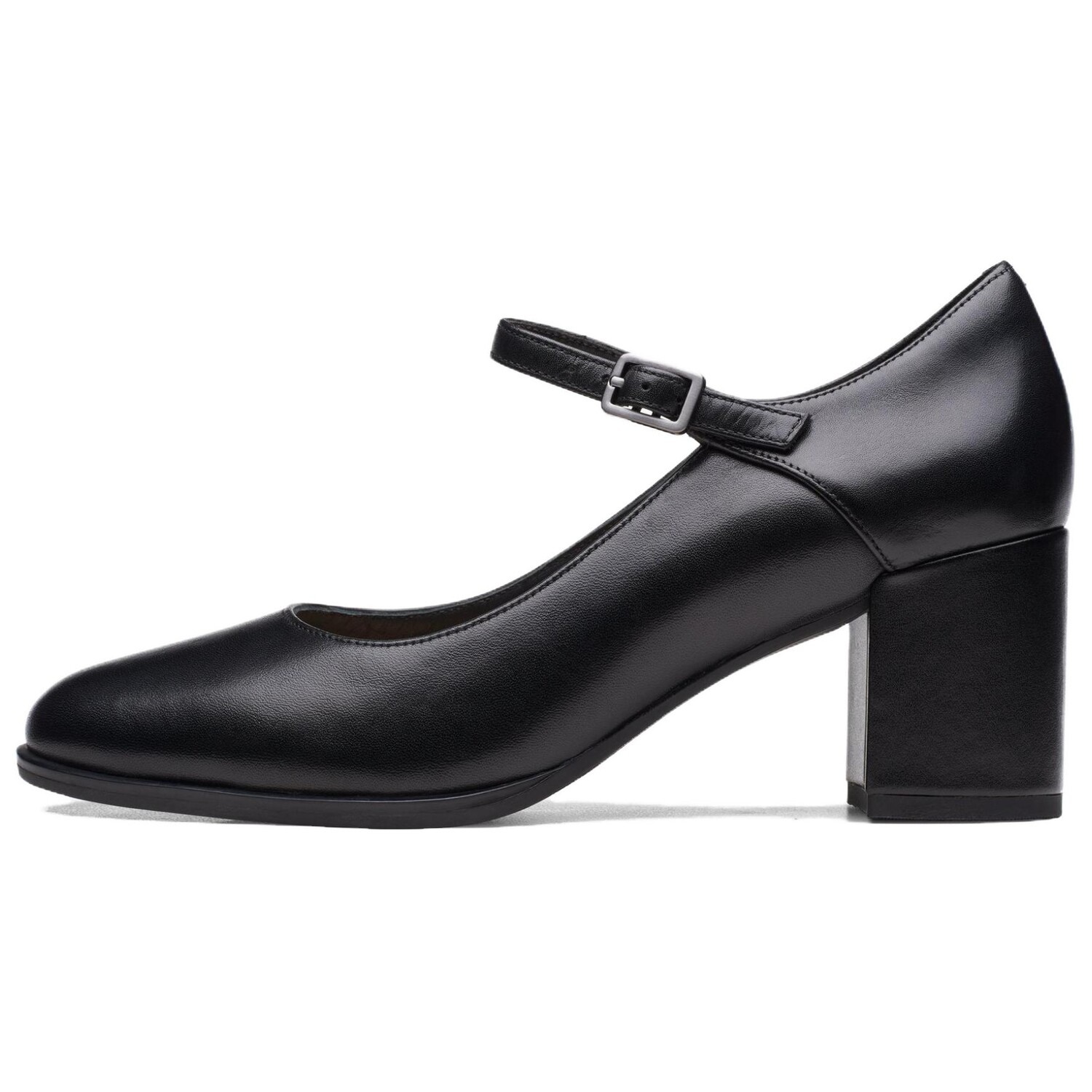 Туфли Мэри Джейн женские черные Clarks