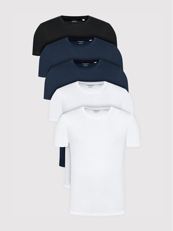 

Набор из 5 футболок стандартного кроя Jack&Jones, мультиколор