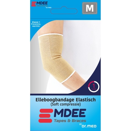 

Бандаж на локоть эластичный мягкий компрессионный M Emdee