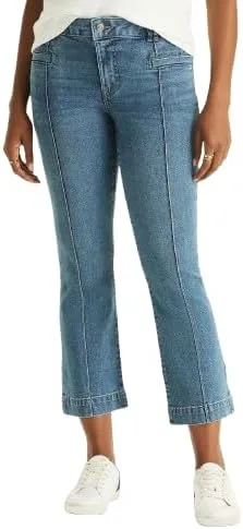 

Nautica Women's Flare Denim Demi-Bootcut Cropped Flare Jeans