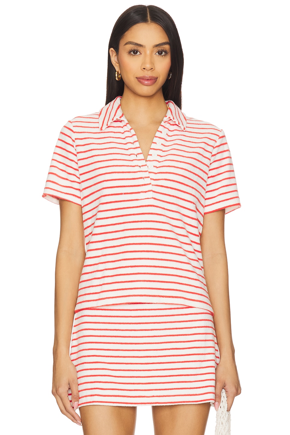

Топ Naveli Rails, cherry stripe