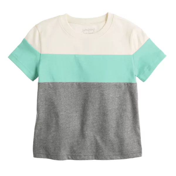 

Футболка с цветными блоками для малышей Jumping Beans, цвет medium gray