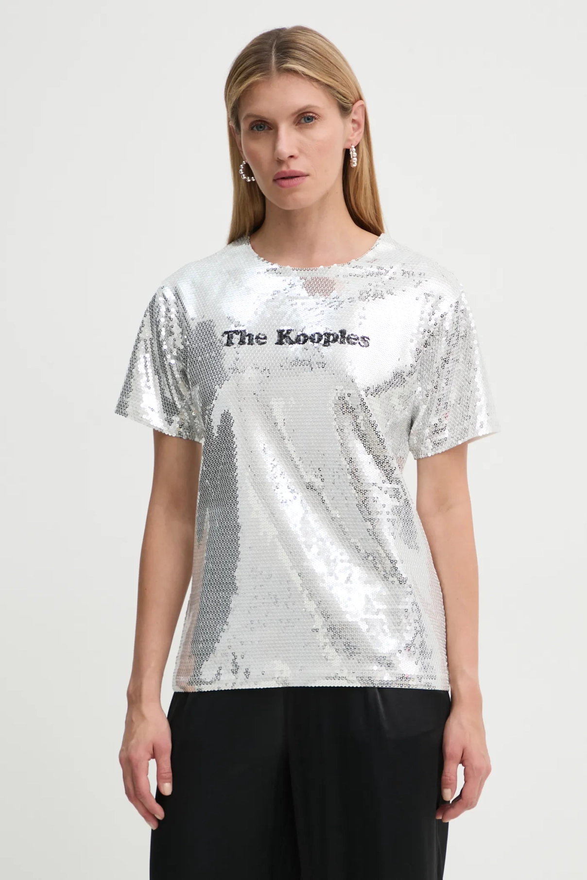 

Футболка The Kooples, серебряный