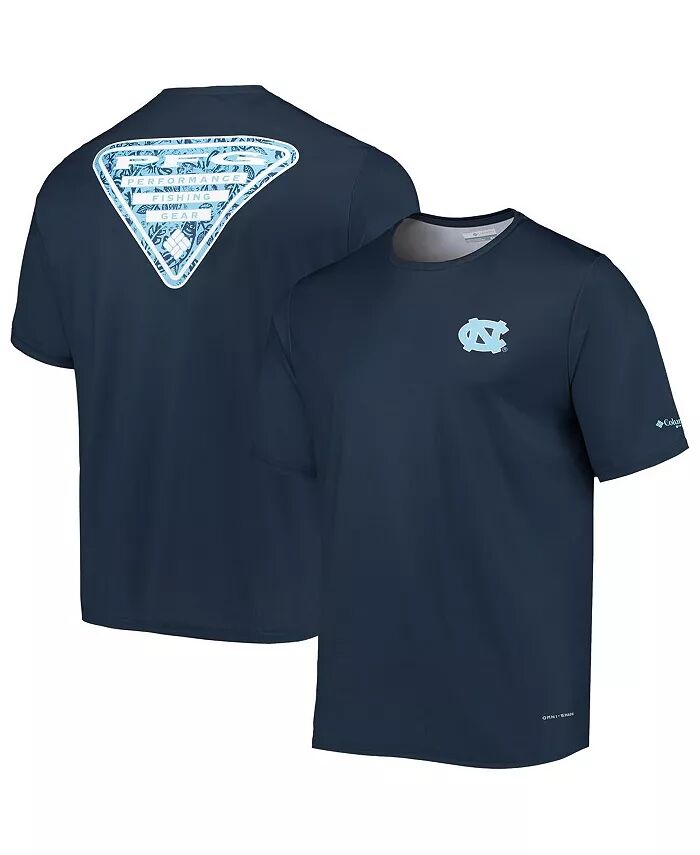 

Футболка мужская темно-синяя North Carolina Tar Heels Terminal Tackle Omni-Shade Columbia