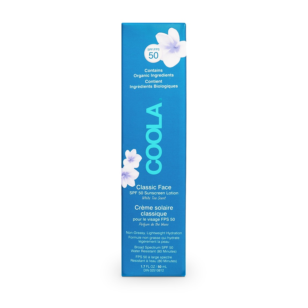 Солнцезащитный крем classic classic spf 50 face lotion white tea Coola, объем 50 мл — фото 3
