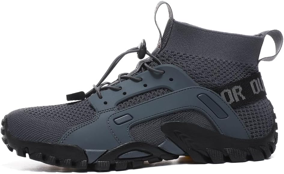 

Мужские быстросохнущие водонепроницаемые сетчатые кроссовки Calceus для активного отдыха, походов и прогулок. Легкие, для активного отдыха на природе, серый