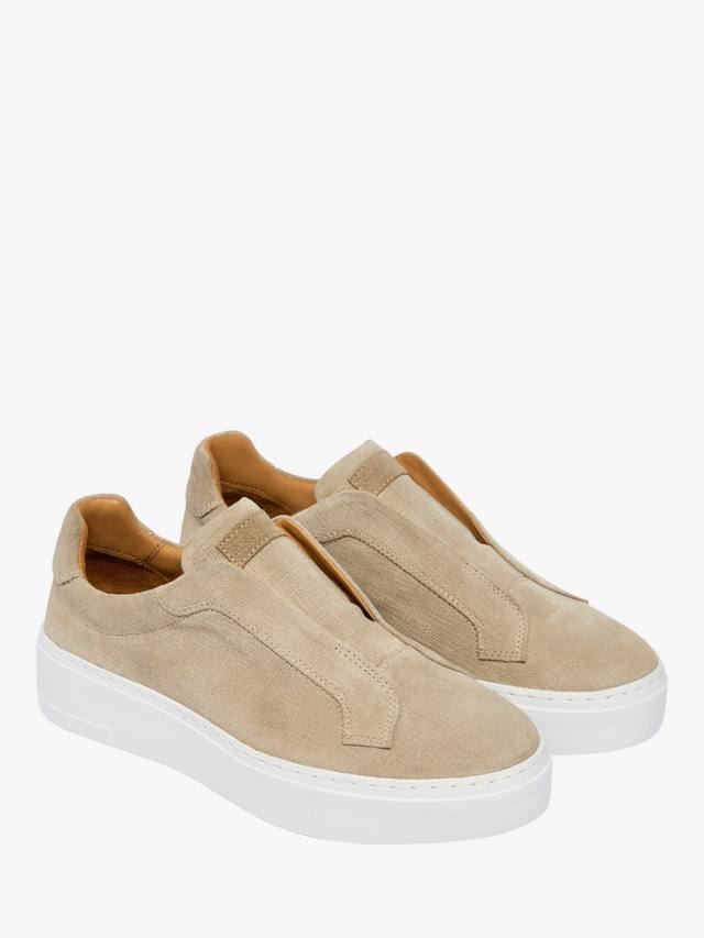 Средние кроссовки park из замши Russell & Bromley, Beige — фото 2