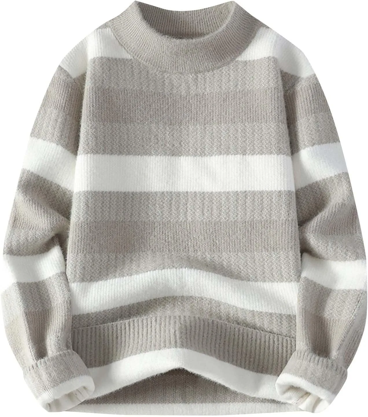 

Мужской свитер с четвертью молнии, Casual, Slim Fit, вязаная текстура