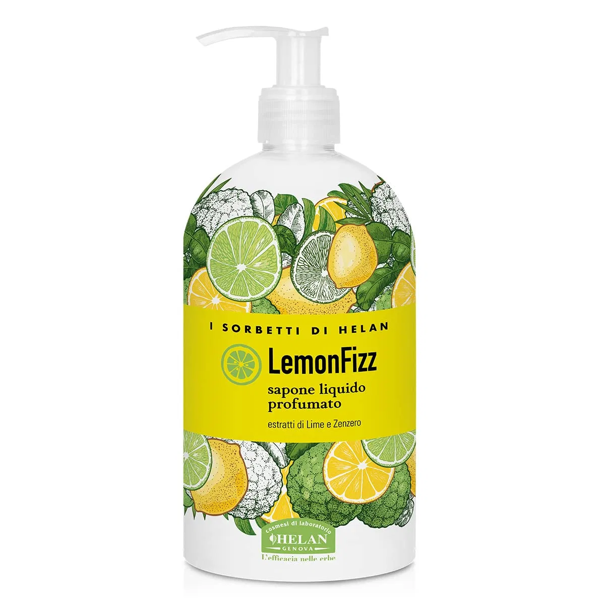 Жидкое мыло для рук Helan I Sorbetti LemonFizz, 500 мл Helan