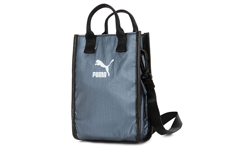 

PUMA Сумка через плечо из ткани, маленькая сумочка унисекс, джинсово-синяя