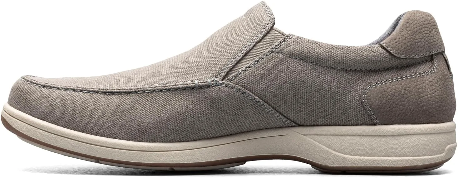 

Мужские мокасины Florsheim, Lakeside из холщовой ткани, серый