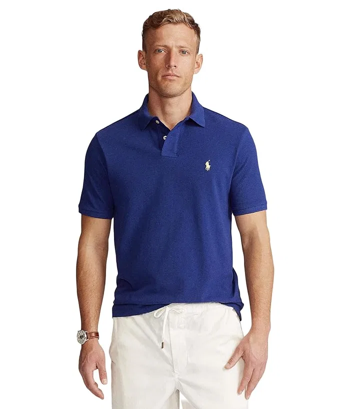 Повседневная рубашка-поло The Iconic Mesh Polo Ralph Lauren, Fall Royal