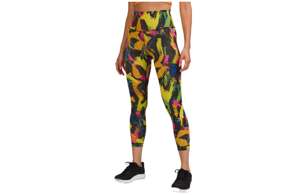 

Спортивные брюки Wunder Train женские Lululemon, Daisy Moonlight Black/Daisy Moonlight Black