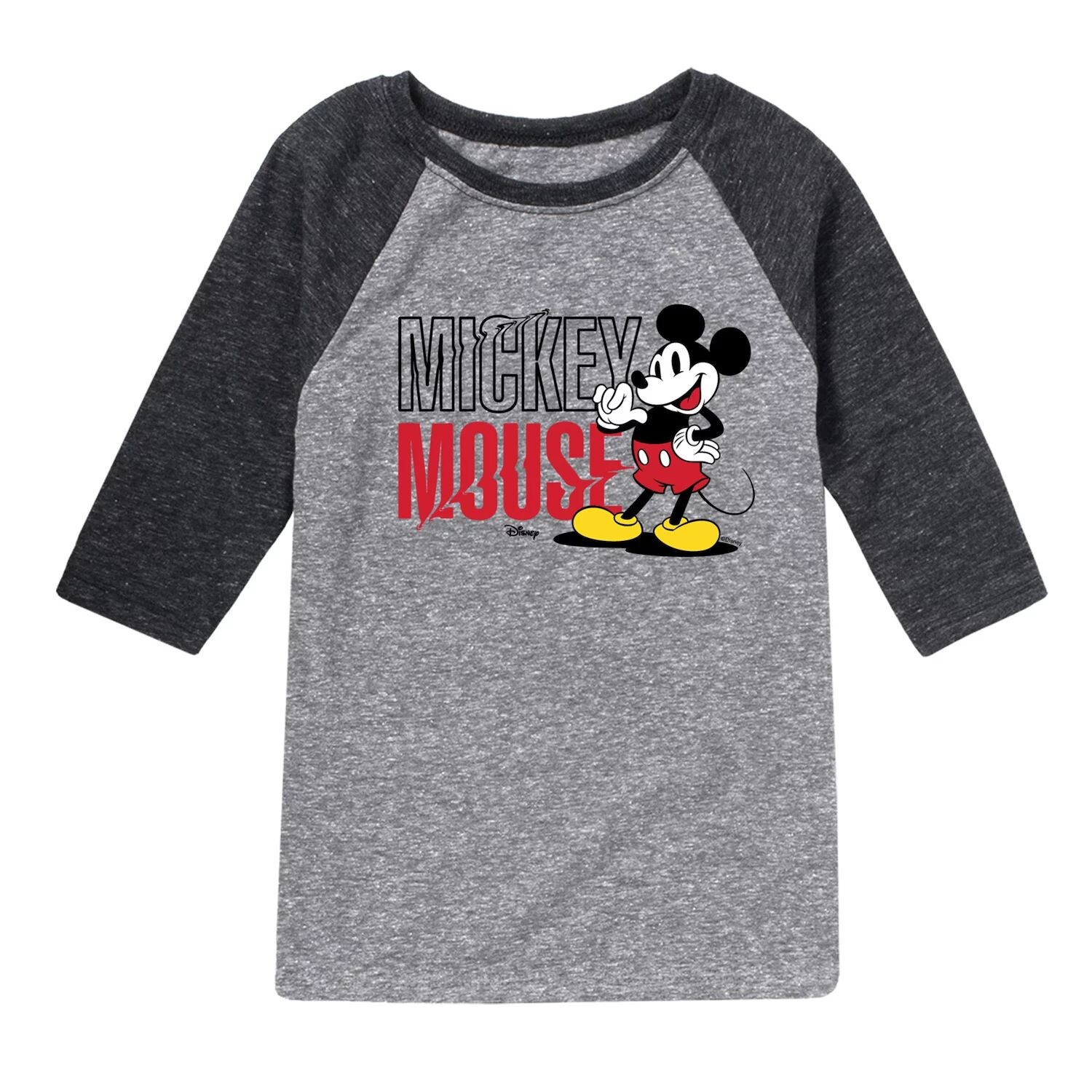 

Футболка Disney's Mickey Mouse с рисунком реглан для мальчиков 8–20 лет Licensed Character