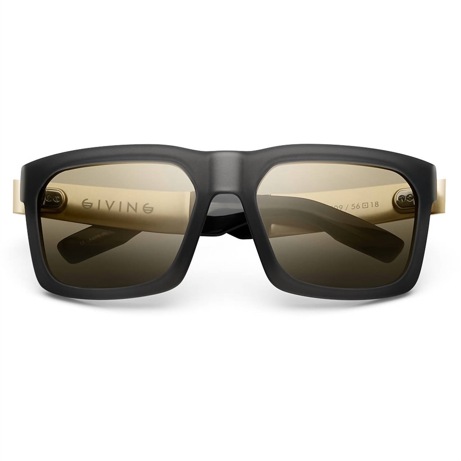 

Женские солнцезащитные очки IVI VISION, цвет matte grey translucent / brushed gold