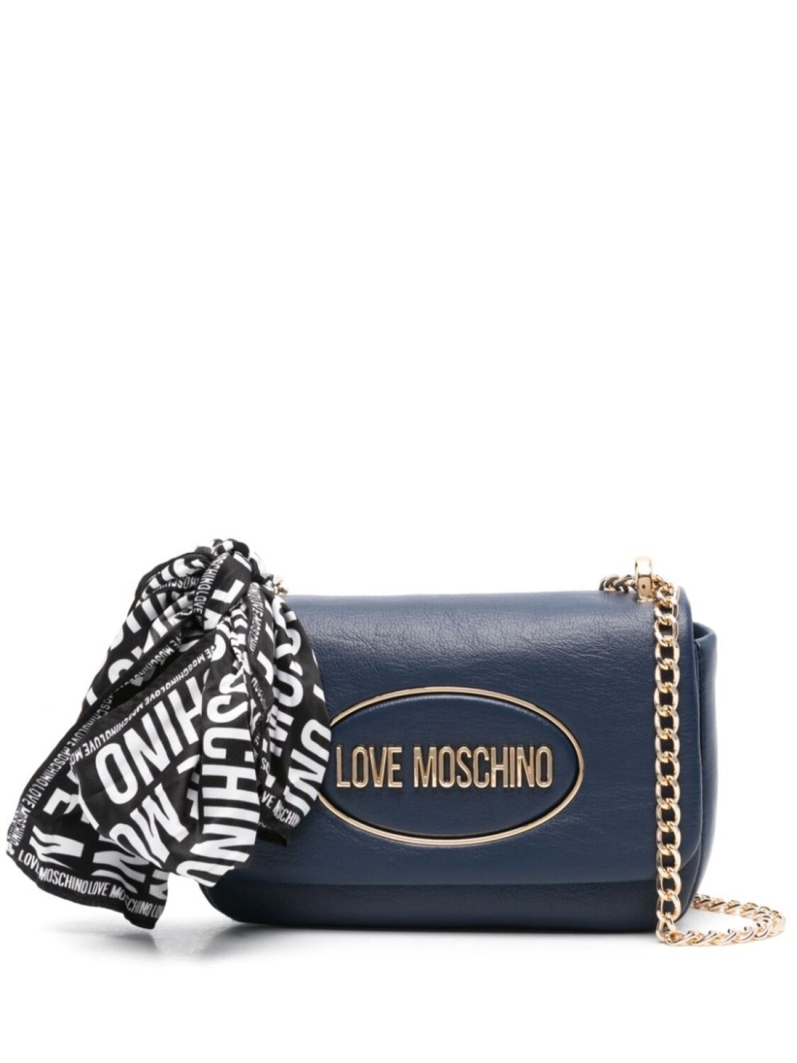 

Love Moschino сумка-тоут с логотипом, синий