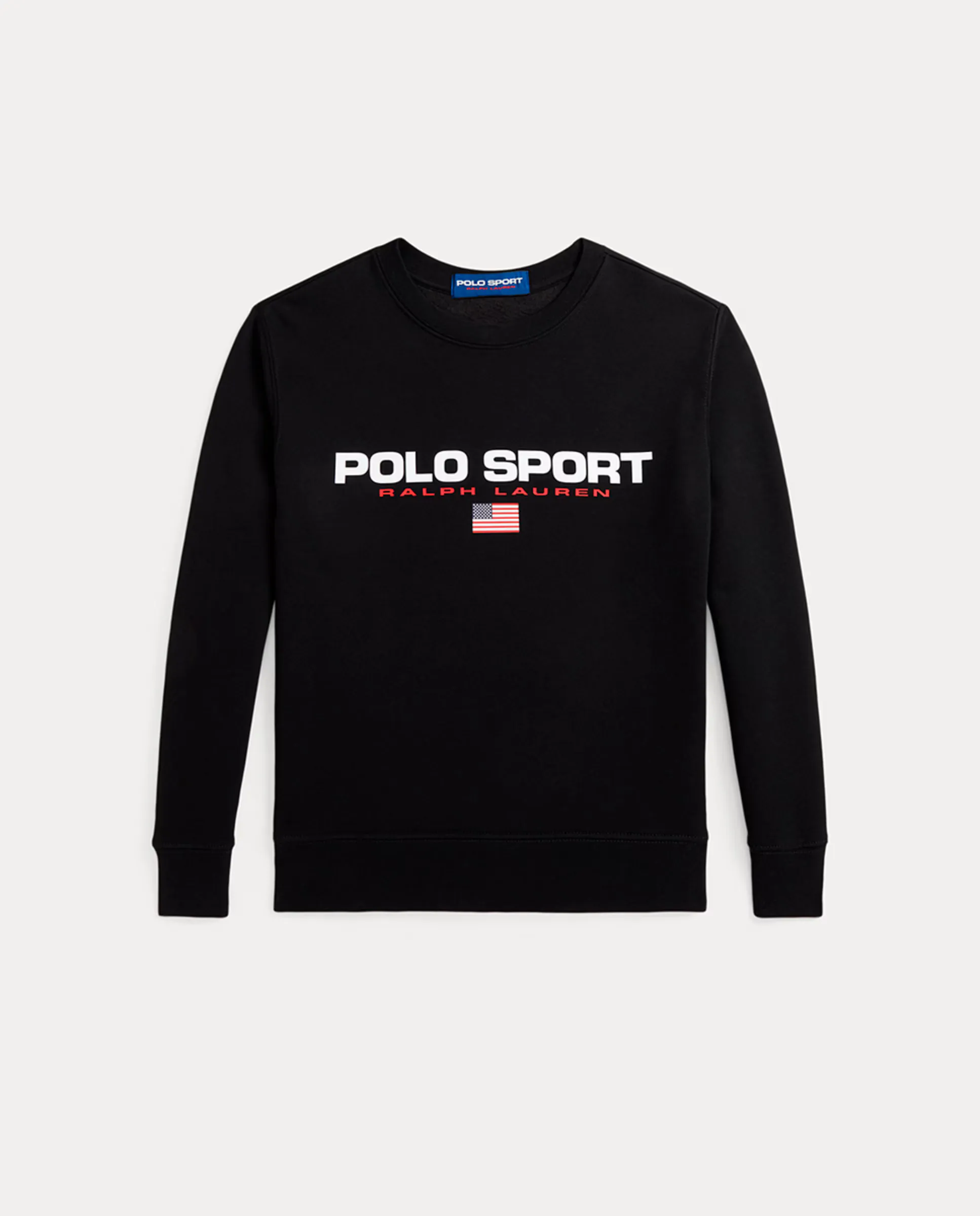 

Унисекс-толстовка из флиса с круглым вырезом Polo Sport Polo Ralph Lauren, черный