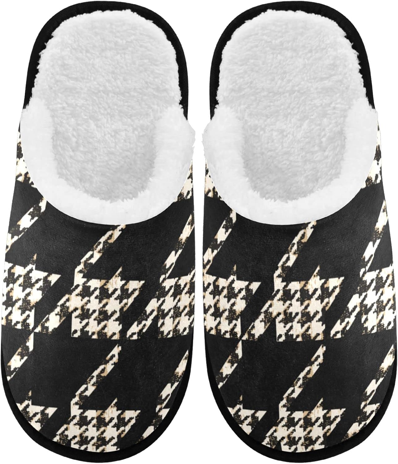 

Тапочки visesunny для женщин и мужчин, стильные, для зимы, теплые, из хлопка с эффектом памяти, с мягкой плюшевой флисовой подкладкой, домашние тапочки без шнурков, унисекс, обувь для дома и улицы, мультиколор