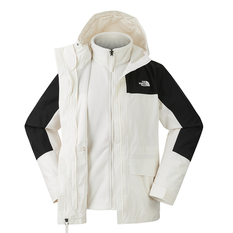 

THE NORTH FACE Коллекция City Outdoor Осень/Зима 24 Водоотталкивающая теплая ветровка женская Dune White
