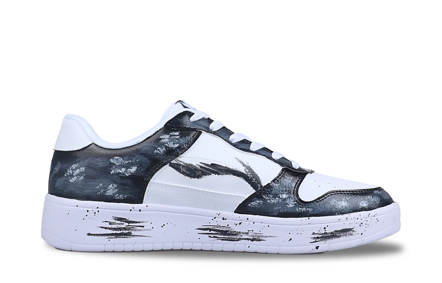 Кроссовки для скейтбординга Li Ning Floating Boat Black White — фото 3
