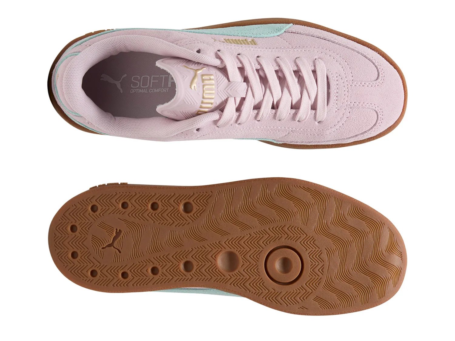 Кроссовки Puma Club Era II Sneaker - Women's, светло-розовый/бирюзовый — фото 4