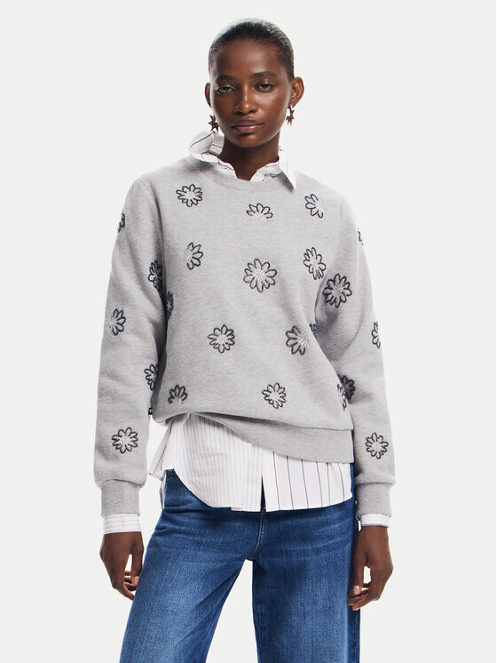

Толстовка обычного кроя Desigual, серый